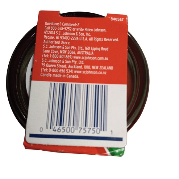 Glade 2 In 1 Candle Sparkling Spruce Apple Cinnamon Cheer 3.8 Oz Lot of 3 NEW - Picture 4 of 7